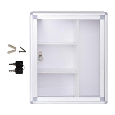 Imagem de Zialofi Kit de primeiros socorros caixa de armazenamento portátil liga de alumínio organizador recipiente estojo de armazenamento para casa acampamento,