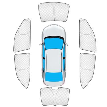 Imagem de KMF 6 peças de persianas de janela inteira personalizadas para Toyota Corolla 2014-2019 acessórios (não para Corolla Cross), capas de privacidade para janela de carro para-sol para para-brisa lateral