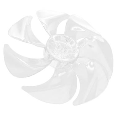 Imagem de Hemobllo Substituição de Lâmina de Ventilador Plástico, Peça de Reparação de Ventilador de Pedestal Transparente de 7 Lâminas, Lâmina de Ventilador de Mesa de 12 Polegadas, Design Silencioso