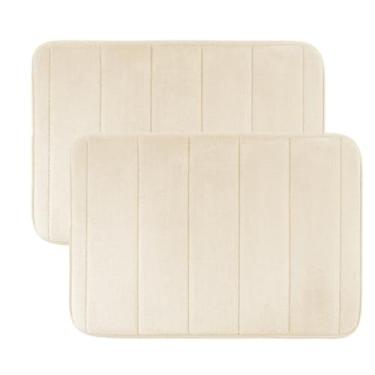 Imagem de KIT 2 Tapetes Antiderrapante Banheiro Super Soft | Tapete Banheiro Box ou Banheira | Tapete Para Banheiro Multiuso Decoração Quarto