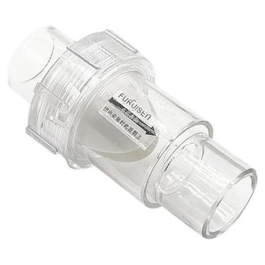 Imagem de KiBcsLic Válvula de retenção de drenagem de ar condicionado resistente a odores Válvula de retenção de condensado antirrefluxo resistente para unidades de teto, Branco