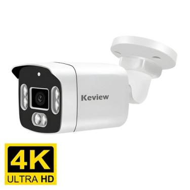 Imagem de 4K 4MP 8MP Câmera IP À Prova D'água Poe Onvif Áudio Visão Noturna Bull