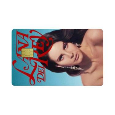 Imagem de Adesivos De Cartão De Crédito Em PVC Black Pink Lana Del Rey 4 Unidade