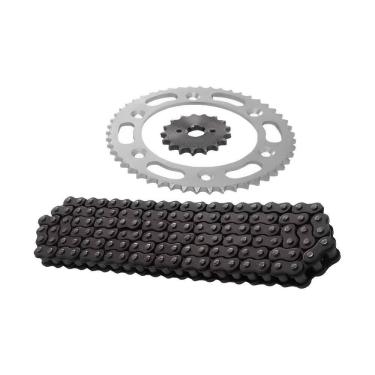 Imagem de Kit Relação Cbx250 Twister Aço 1045 Com Retentor Importado