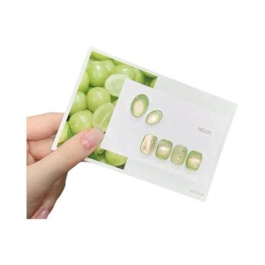 Imagem de Verde Rosa Azul Translúcido Olho De Gato Vidro Esfera Gel Esmalte 12ml