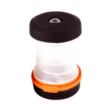 Imagem de simhoa Lanterna LED para acampamento, luz externa, multifuncional, resistente, dobrável, lâmpada para barraca, para quintal, escalada, mochila, passeios de, Laranja