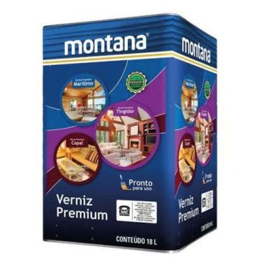 Imagem de Verniz Marítimo Alto Brilho Natural 18L Montana Proteção UV Rendimento