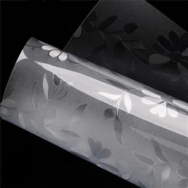 Imagem de Toalha de mesa de PVC transparente, à prova d'água, de cristal plástico e óleo, toalhas de mesa de vidro macio para festas, Cosmos 1,0 mm, 80 x 140 cm, 31 x 55 pol.