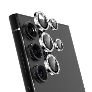Imagem de VIPSENT Protetor de lente para câmera Samsung Galaxy S24 Ultra, protetor de lente individual, capa protetora de tela de vidro temperado Ultra HD 9H, antiarranhões, proteção contra quedas de grau