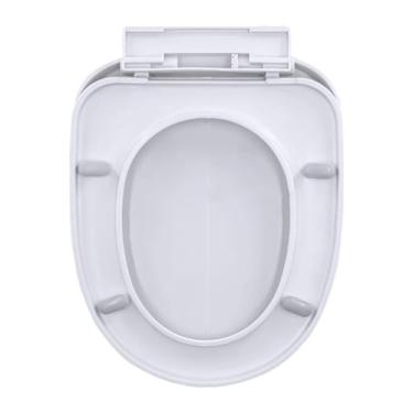 Imagem de Ioensy Suprimentos para substituição de tampa de assento sanitário, peças de reposição simples, tampa de vaso sanitário silenciosa de fácil instalação, U Type