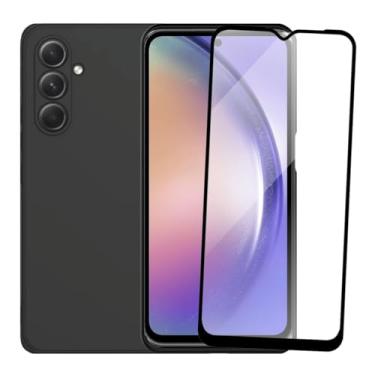 Imagem de Capinha Para Galaxy A54 Capa Preta Premium Proteção Câmera + Película de Vidro 3D Anti Impacto