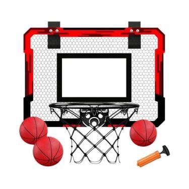 Imagem de Conjunto De Mini Cesta De Basquete Para Crianças, Interior E Exterior,