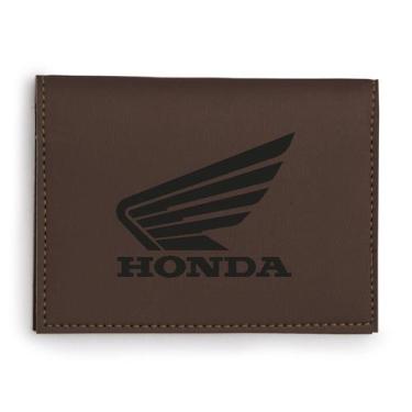 Imagem de Carteira Slim Masculina Cartão Dinheiro Para Honda Moto - Lualki Store
