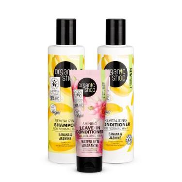 Imagem de Kit Essencial Cabelo Liso Organic Shop