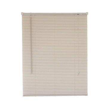 Imagem de Persiana horizontal pvc bege 120 l x 160 a cortina completa