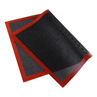 Imagem de Fenteer Esteira de Cozimento Oca Esteira de Cozimento Suprimentos de Cozimento Esteira para Forma de Bolo Forro de Forno Resistente Ao Calor Esteira de Pão Fo, 60x40cm a
