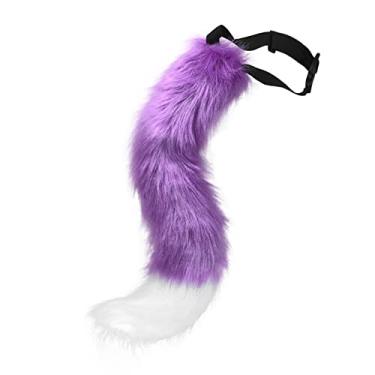 Imagem de Moyubath Cat Wolf Fox Faux Fur Furry Tail for Cosplay Halloween Fancy Party Costume Accessories