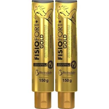 Imagem de Kit 2 Pomada Massageadora Fisiofort Gold Arnica Copaiba 150g - Bio Ins
