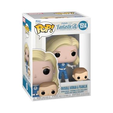 Imagem de Funko Pop! & Buddy Marvel Quarteto Fantástico - Mulher Invisível e Franklin