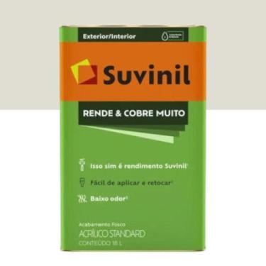 Imagem de Tinta Acrilico Fosco Rende e Cobre Muito Branco Gelo 18l - Suvinil