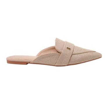 Imagem de Mocassim Mule Santa Lolla Linho Bico Fino
