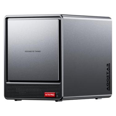 Imagem de AOOSTAR WTR PRO AMD R7 5825U 4+2 compartimentos NAS desktop sem RAM/SSD/OS, com 2 compartimentos M.2, 2 * LAN de 2,5 GB, suporta 3 telas 4K Display Home Sever/Mini Home Lab