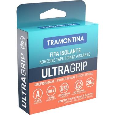Imagem de Fita Isolante Classe A 0,18x19 mm Tramontina Preta 20 m
