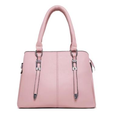 Imagem de Bolsa De Ombro Social Feminina Media Alça Transversal Luxuosa Moderna 