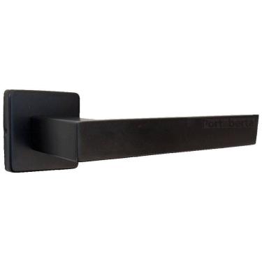 Imagem de Fechadura Porta Interna Quarto Hato 2 Inox Imab Preta Preto