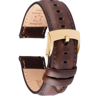 Imagem de Pulseiras de relógio OTTOODY Leather Quick Release Top Grain 18-22 mm