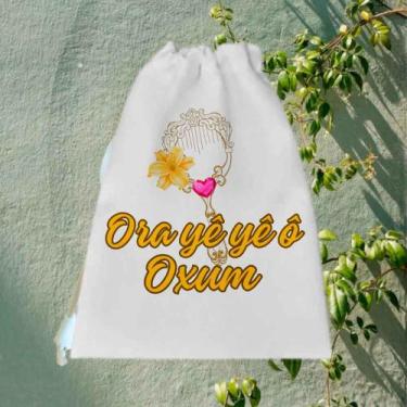 Imagem de Mochila Porta Guia Orixá Oxum - Umbanda Candomblé - Lojas Áurea