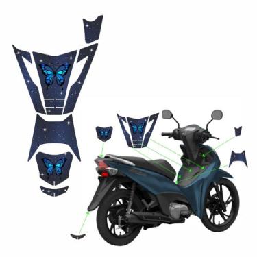 Imagem de Adesivo Protetor Biz 2025 - Borboleta Azul - Superartgraphic