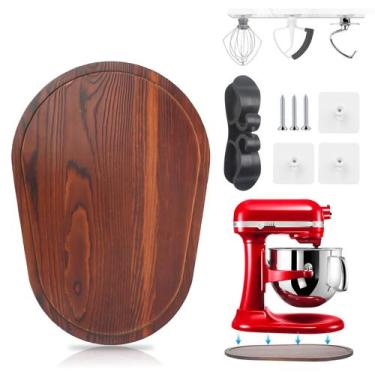 Imagem de Tapete deslizante para batedeira KitchenAid de 5-8 Qt com organizador 