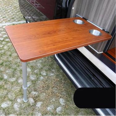 Imagem de Mesa Dobrável De Parede Para Rv, Mesa De Jantar, Mesa De Parede Com Pernas De Mesa Telescópicas Para Motorhome, Piquenique De Acampamento Ao Ar Livre, White