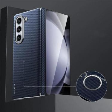 Imagem de Capa Slim De Fibra De Aramida Com Magsafe Para Samsung Galaxy Z Fold 7
