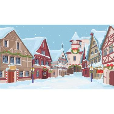 Imagem de Painel de Lona Vila de Natal - Fabrika de Festa, 150x100cm