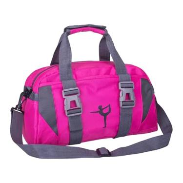 Imagem de Pegciuho Bolsa de Fitness E Viagem com Alça de Ombro Ajustável, Rosa Vermelha