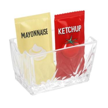 Imagem de Porta Sache de Vidro Trabalhado Para Chá Açucar Condimentos - Lyor