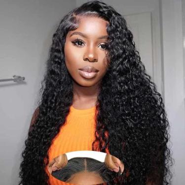 Imagem de Perucas Srakuw Wear and Go sem cola Water Wave Human Hair 30"