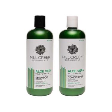 Imagem de Pacote de shampoo e condicionador Mill Creek Aloe Vera 400mL