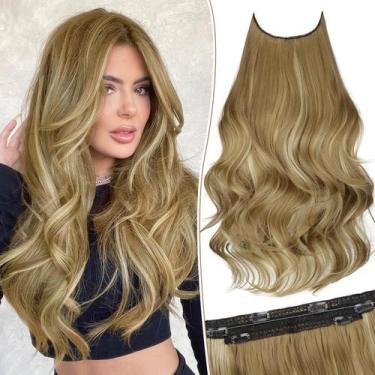 Imagem de Extensões de cabelo KookaStyle Invisible Wire Long Straight 50cm