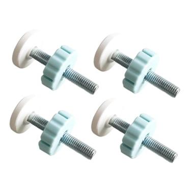 Imagem de Generic 4 peças de parafusos de hastes roscadas para portão de bebê, acessórios, parafusos de parafuso de hardware resistente para portão interno de casa, Azul