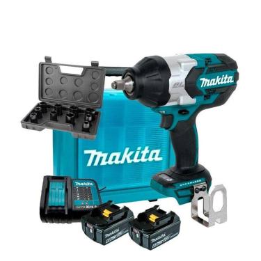Imagem de Chave Impacto 1/2 Bateria 18V Lxt Makita Dtw1002Z + Kit 2