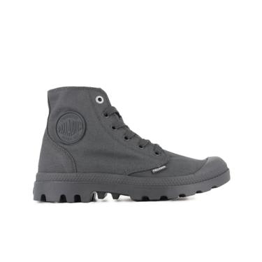 Imagem de Palladium Bota de combate clássica unissex para adultos, Cinza, 12 Women/11 Men