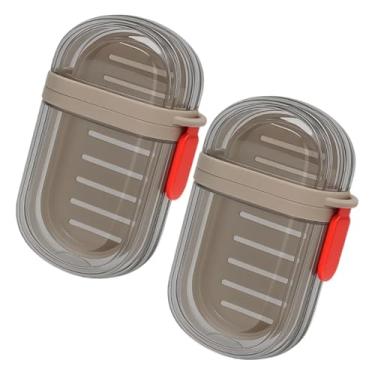 Imagem de Saboneteira portátil para viagem, à prova de vazamentos, leve e prática, feita de material PP (KIT2)