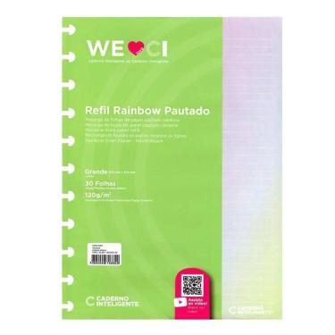 Imagem de Refil Pautado 200x275mm 30FLS 120g/m² Caderno Inteligente
