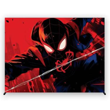 Imagem de Painel de Festa Retangular Aranha Humana 3,00x2,00 Metros Fera Print, 