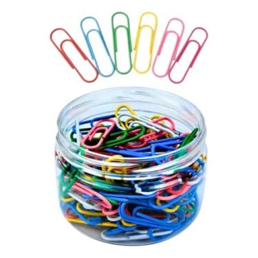 Imagem de Clips Colorido 28mm 160pçs Para Papel