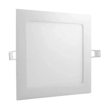 Imagem de Painel Led Embutir Slim Quadrado 18W 3000K Maxxy