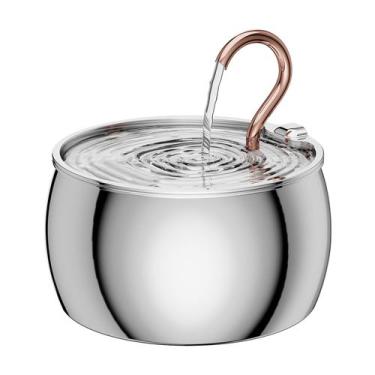 Imagem de Fonte de água Cat WEPOIU em aço inoxidável 2,5 L com filtro